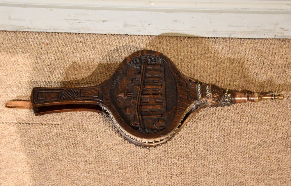 19th Century Carved Bellows