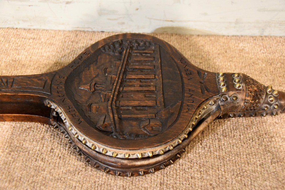 19th Century Carved Bellows View II