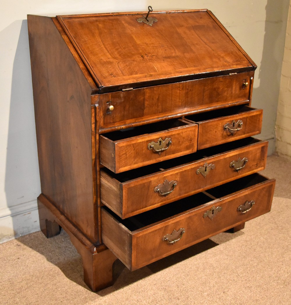Small Queen Anne Walnut Bureau View IV