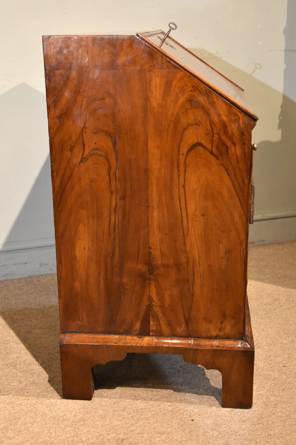 Small Queen Anne Walnut Bureau View V