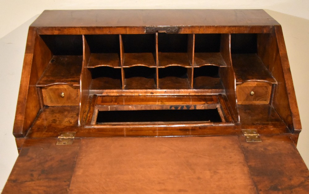 Small Queen Anne Walnut Bureau View X