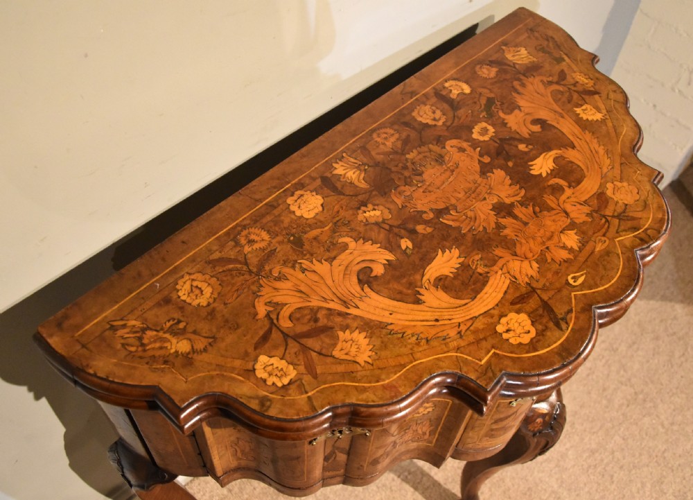 Fine 19th Century Dutch Marquetry Card Table View IV