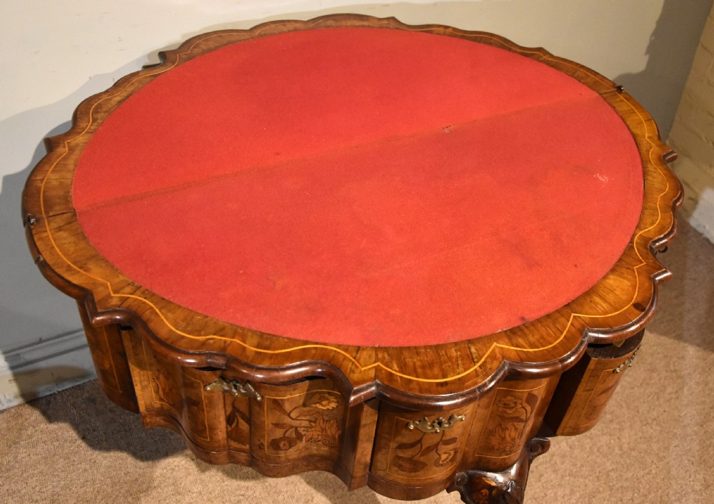 Fine 19th Century Dutch Marquetry Card Table View V