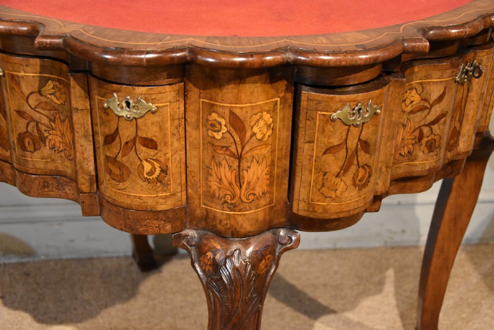 Fine 19th Century Dutch Marquetry Card Table View VI