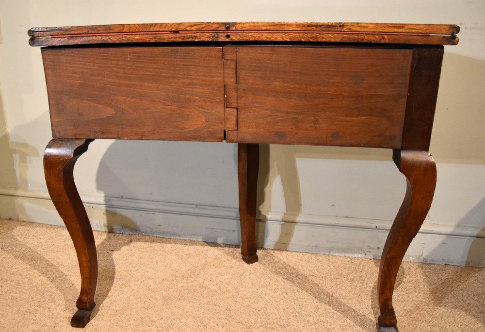 Fine 19th Century Dutch Marquetry Card Table View X
