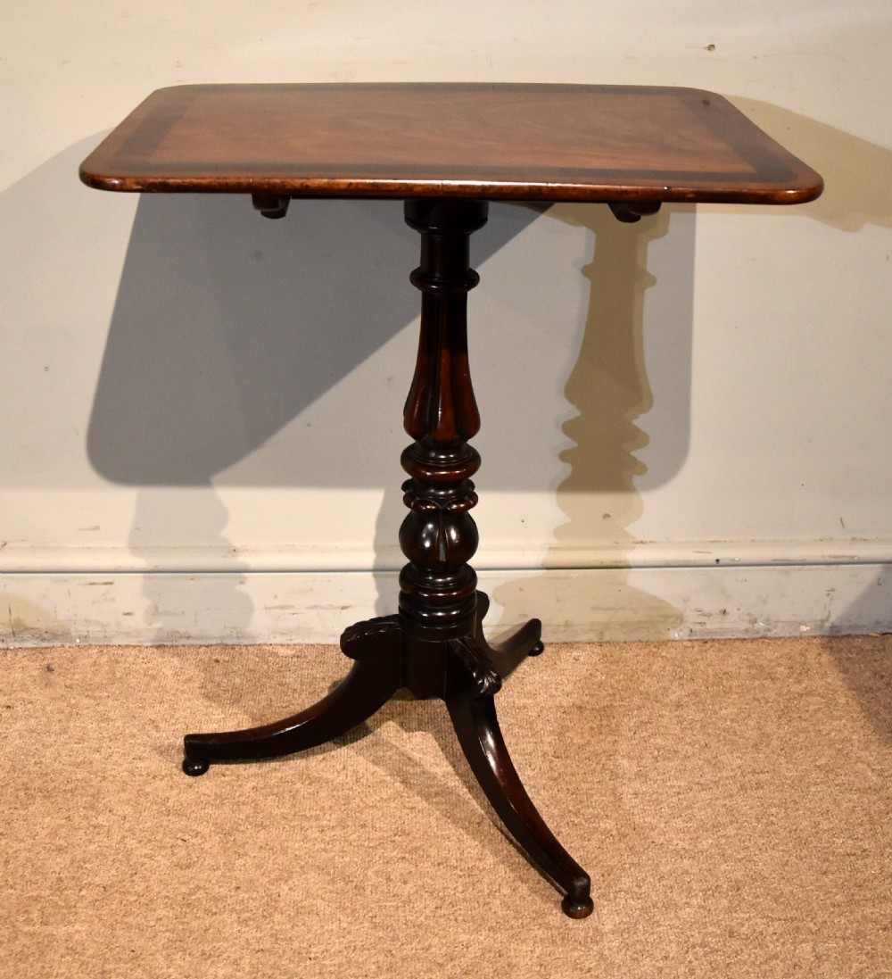 19th Century Mahogany Tilting tripod/Wine Table View II