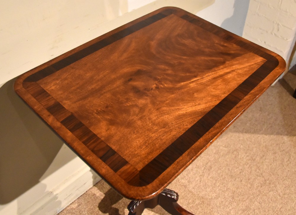 19th Century Mahogany Tilting tripod/Wine Table View III