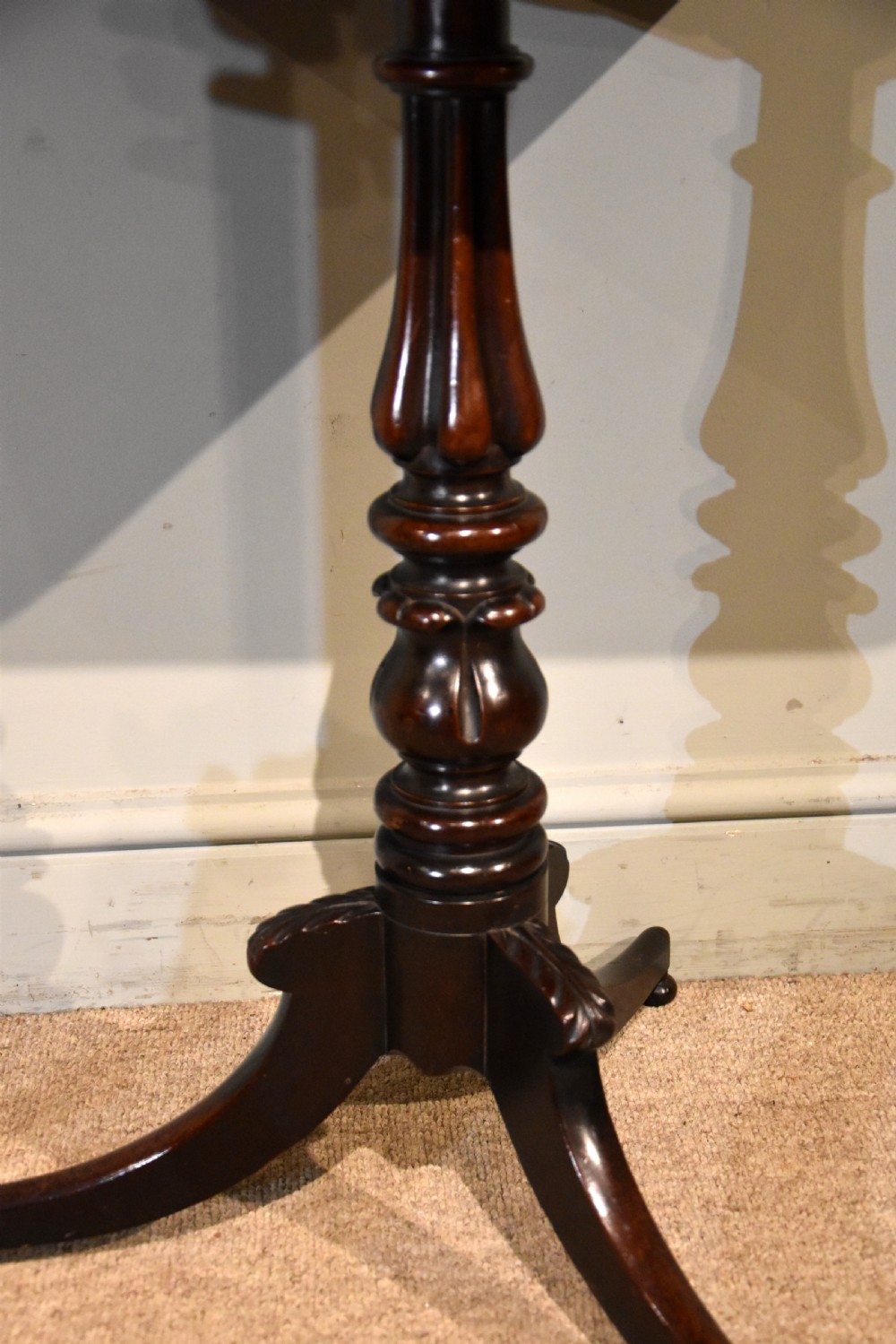 19th Century Mahogany Tilting tripod/Wine Table View IV
