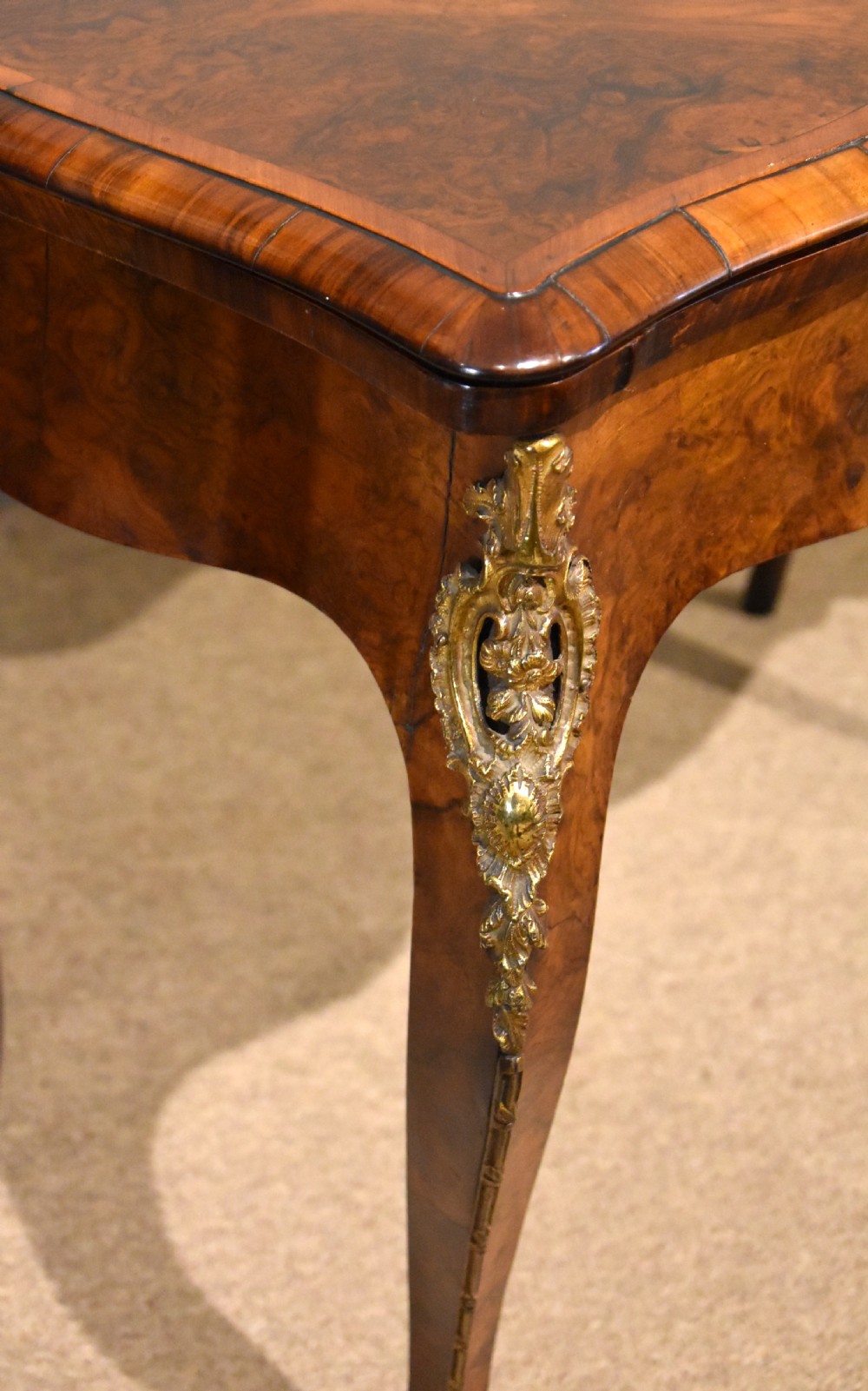 Mid 19th Century French Walnut Card Table View III