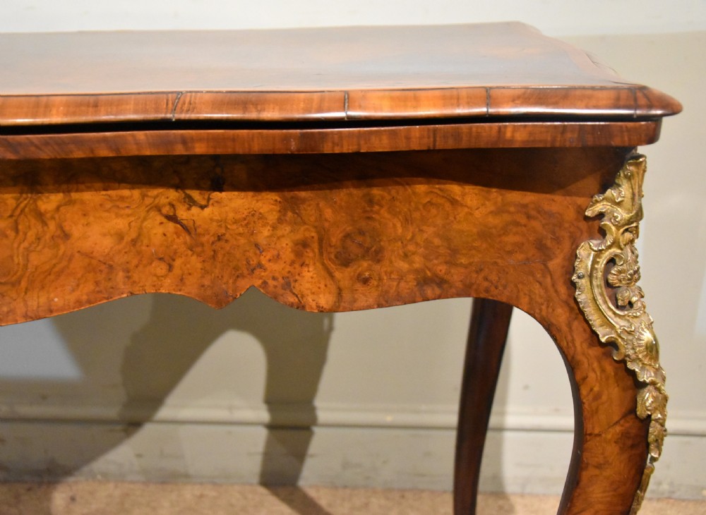 Mid 19th Century French Walnut Card Table View V