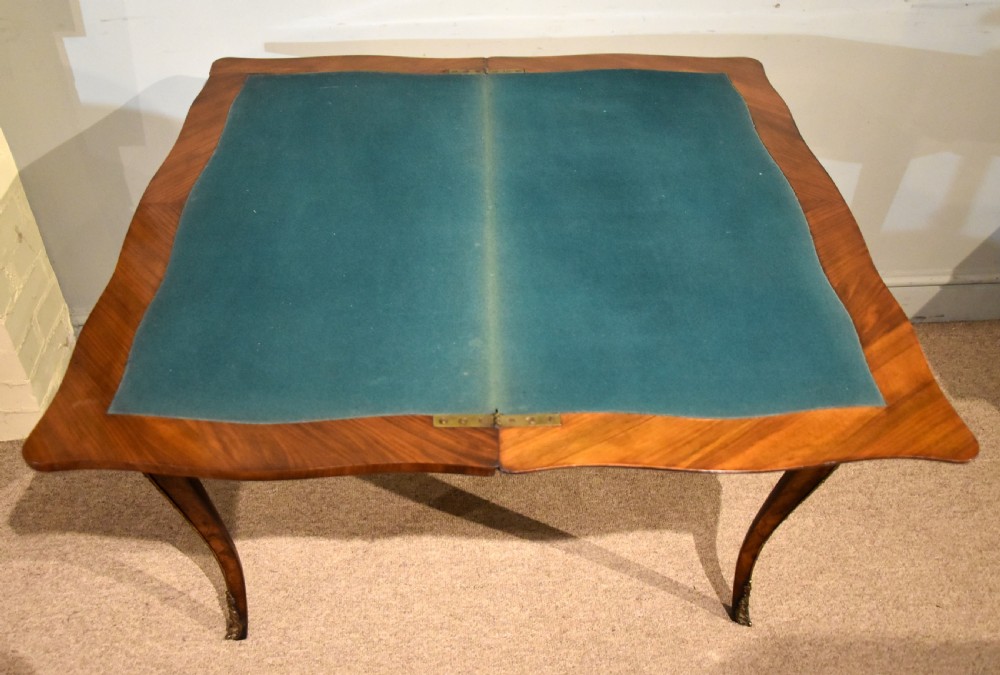 Mid 19th Century French Walnut Card Table View VI