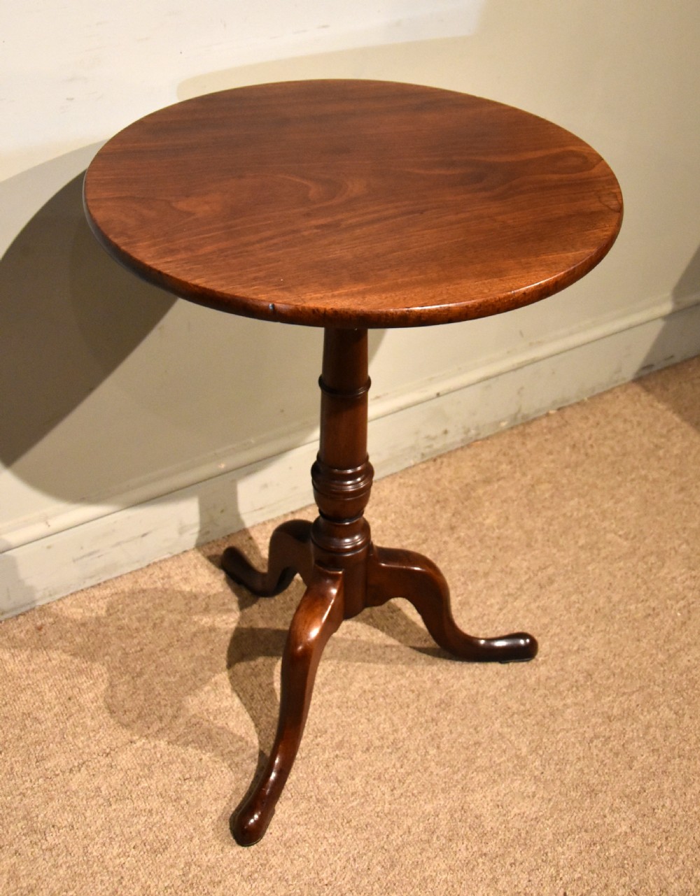 George III Mahogany Tripod Table