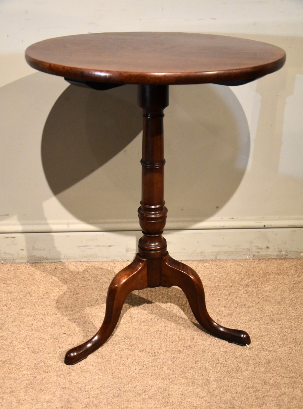 George III Mahogany Tripod Table View II