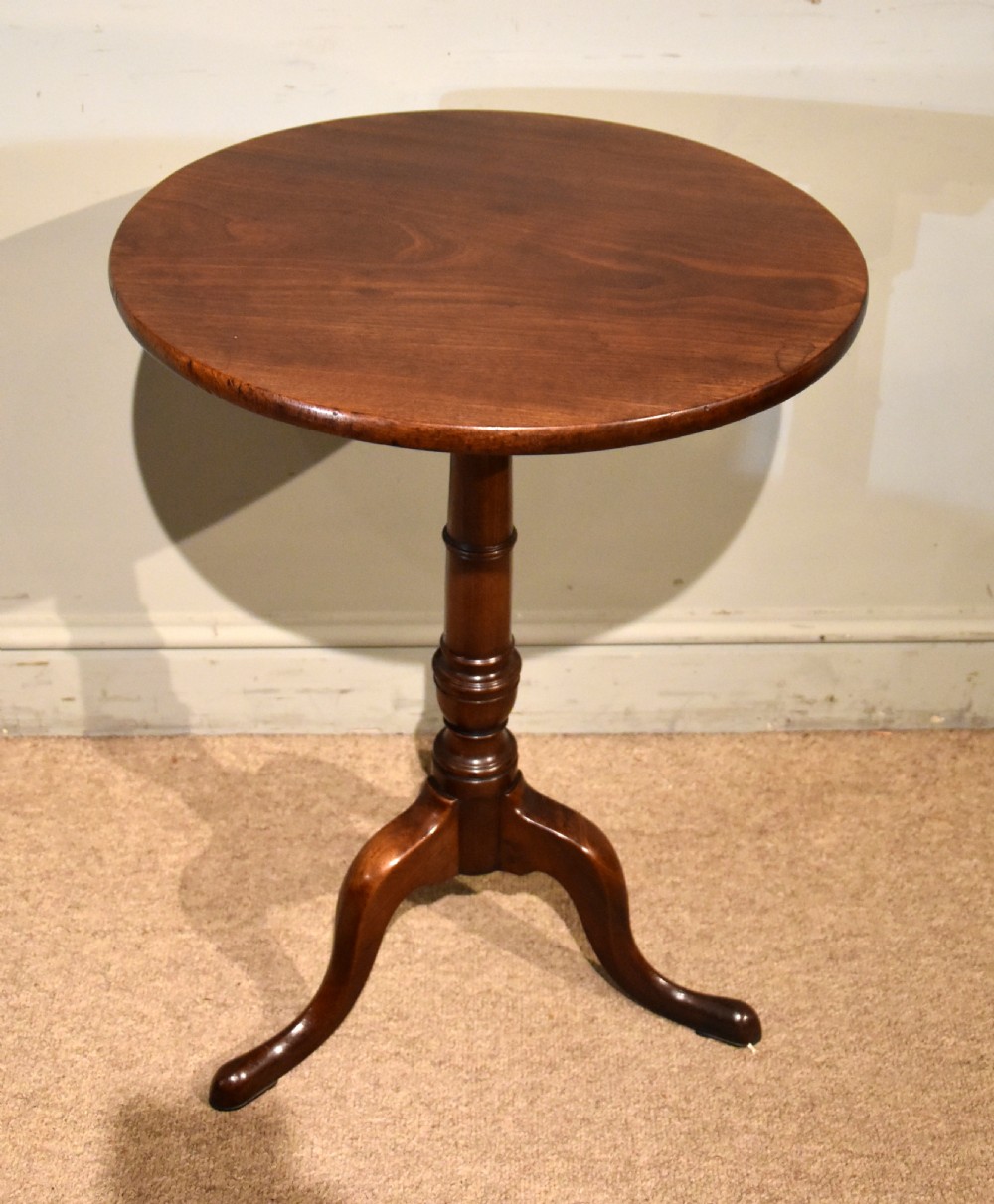 George III Mahogany Tripod Table View III