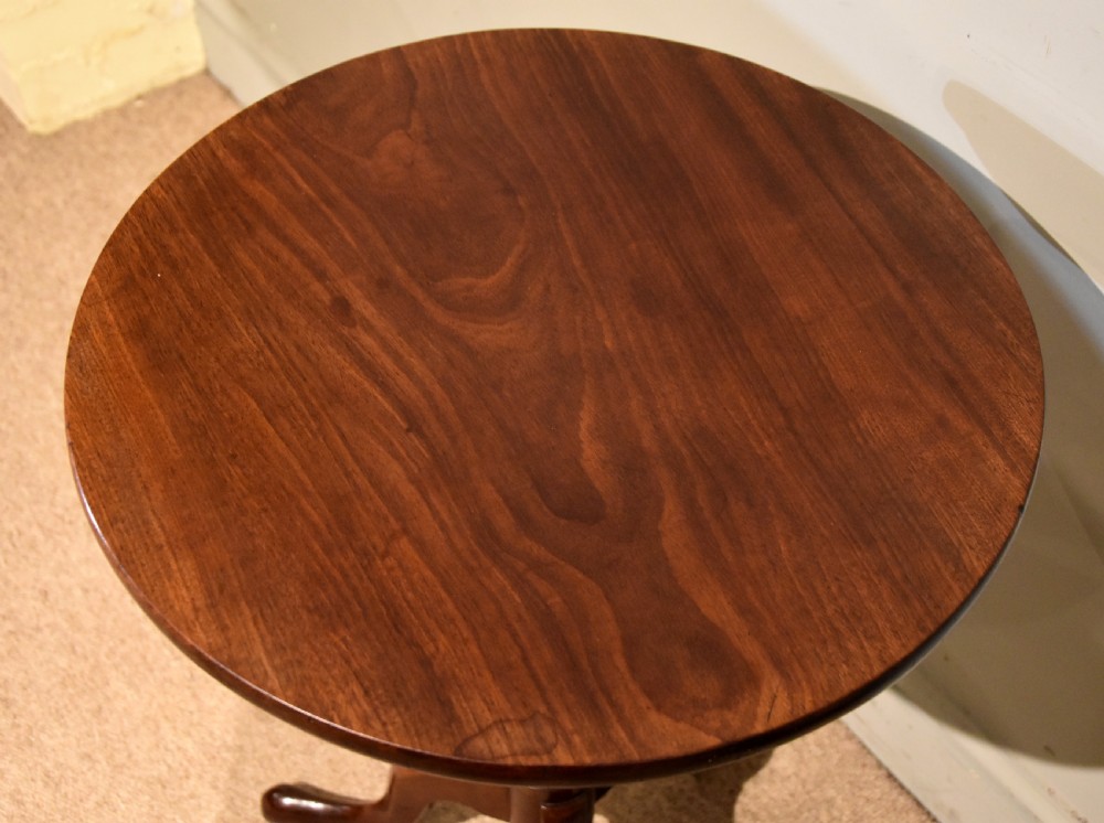 George III Mahogany Tripod Table View V