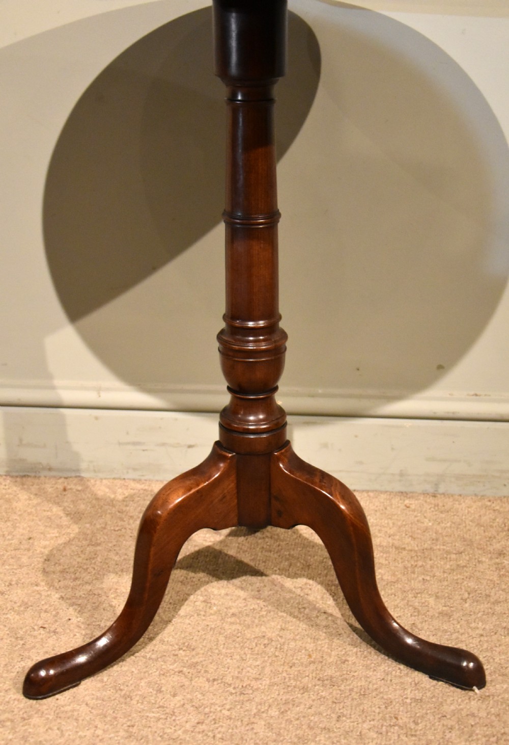 George III Mahogany Tripod Table View VI