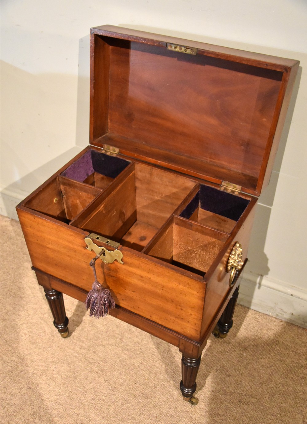 Regency Mahogany Cellerette  View III
