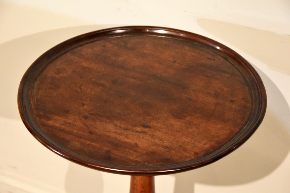 George III Mahogany Tilt Top Tripod Table View IV