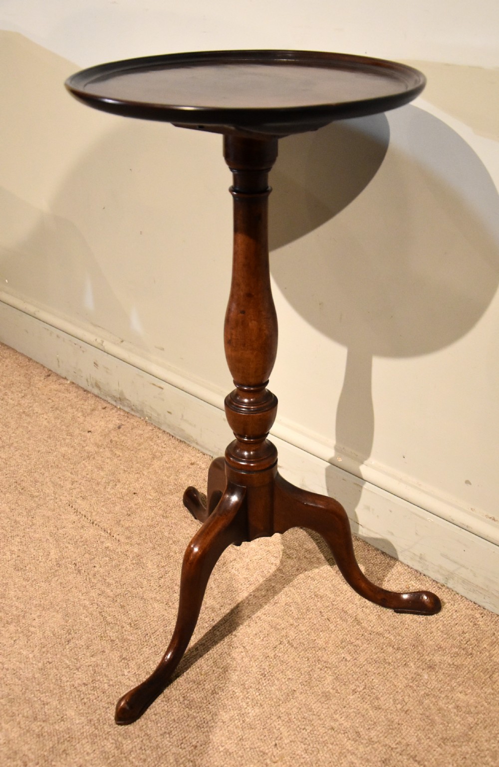 George III Mahogany Tilt Top Tripod Table View V