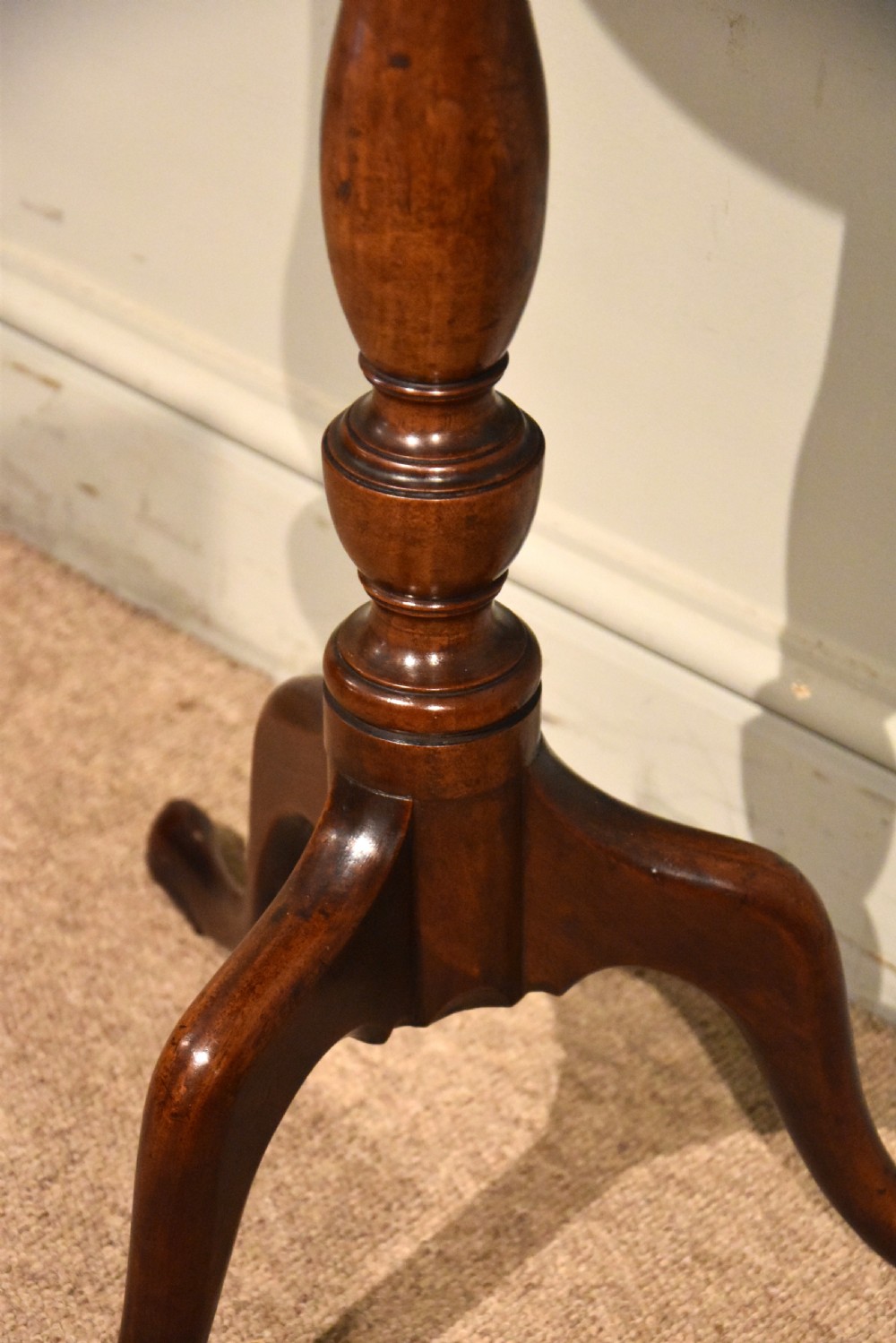 George III Mahogany Tilt Top Tripod Table View VI
