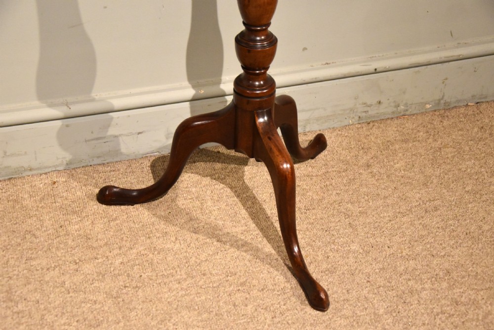 George III Mahogany Tilt Top Tripod Table View VII