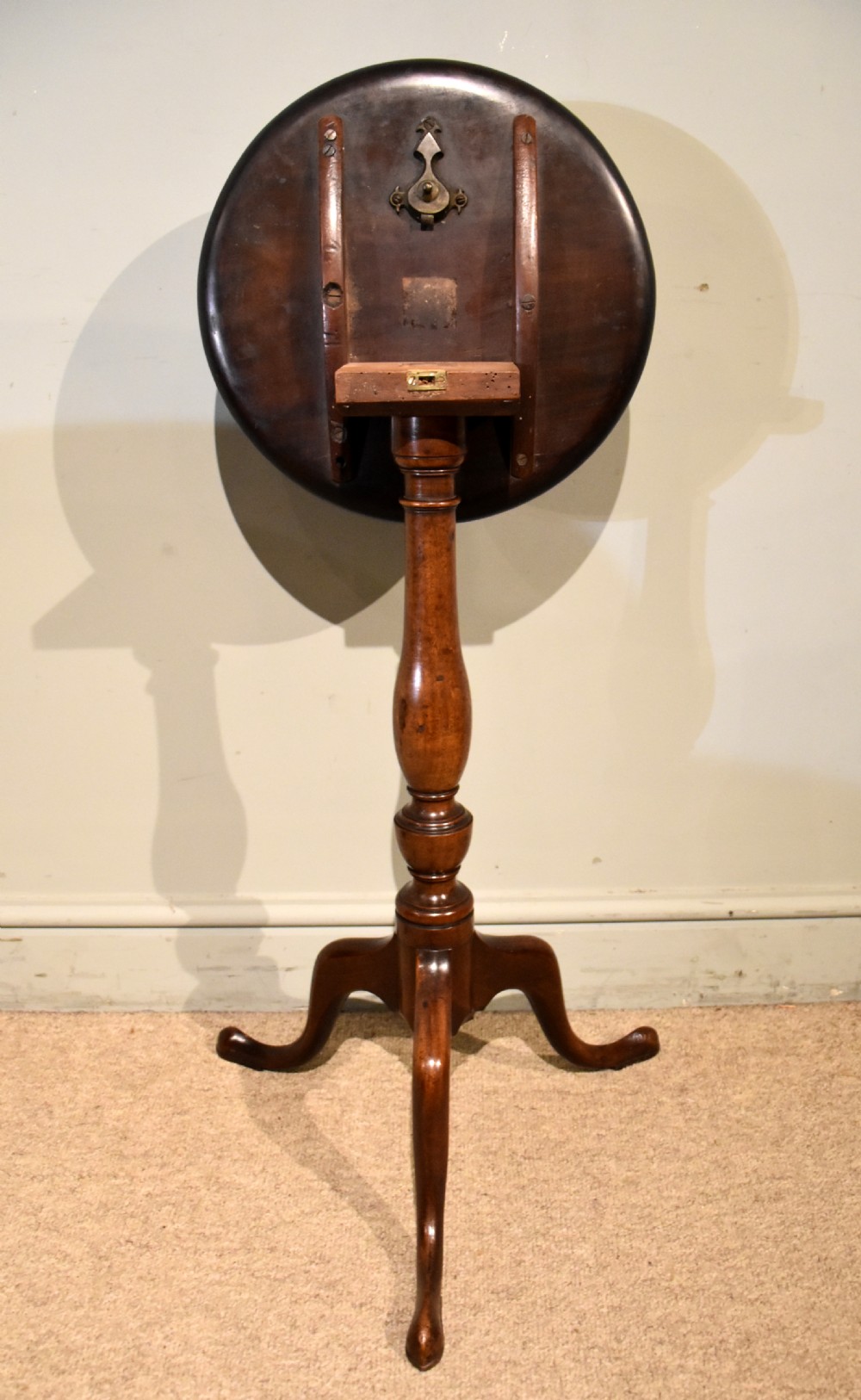 George III Mahogany Tilt Top Tripod Table View VIII
