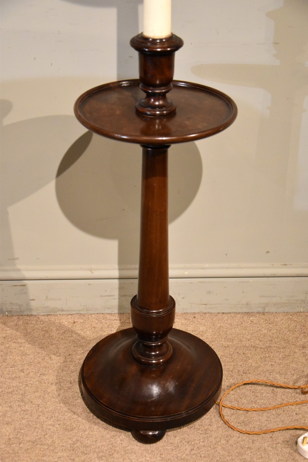 Victorian Mahogany Candle Stand / Lamp Table View II