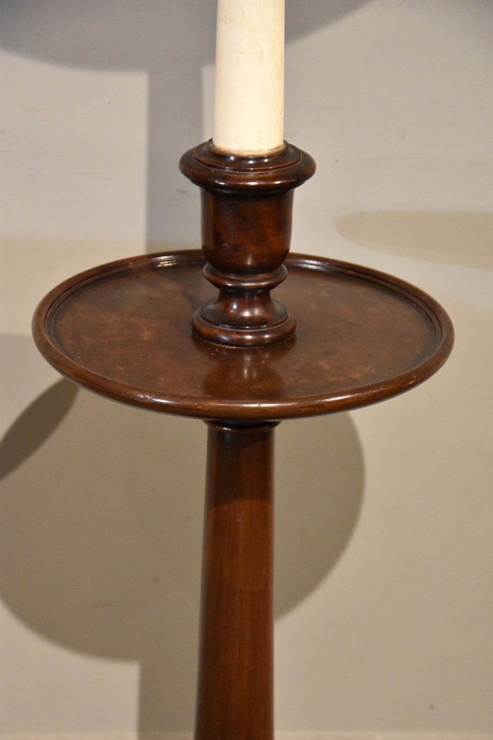 Victorian Mahogany Candle Stand / Lamp Table View III