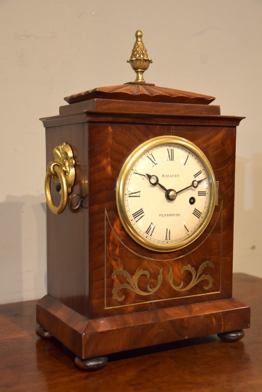 Regency Mahogany Bracket Timepiece View IV