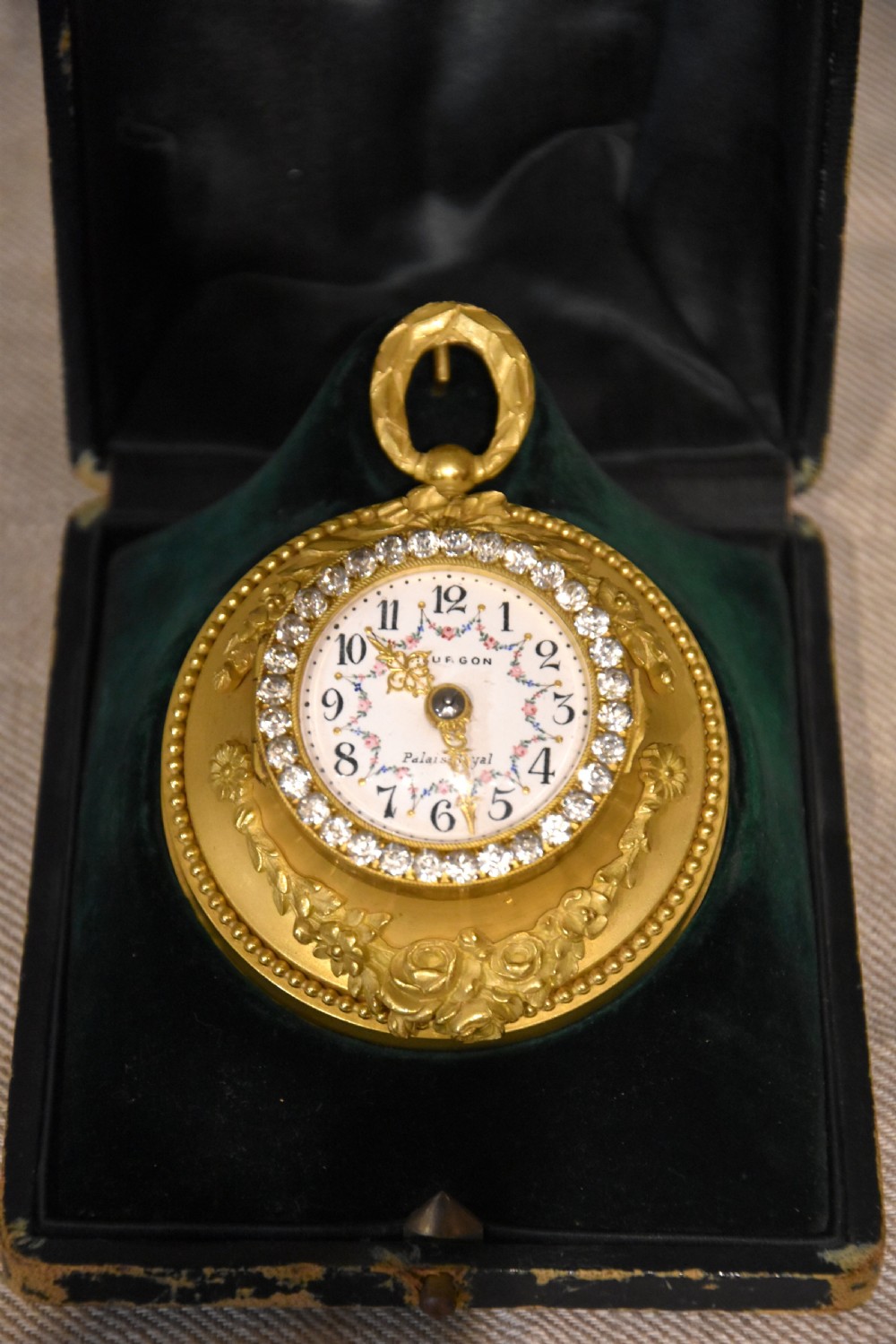 Gilt Brass Boudoir Timepiece