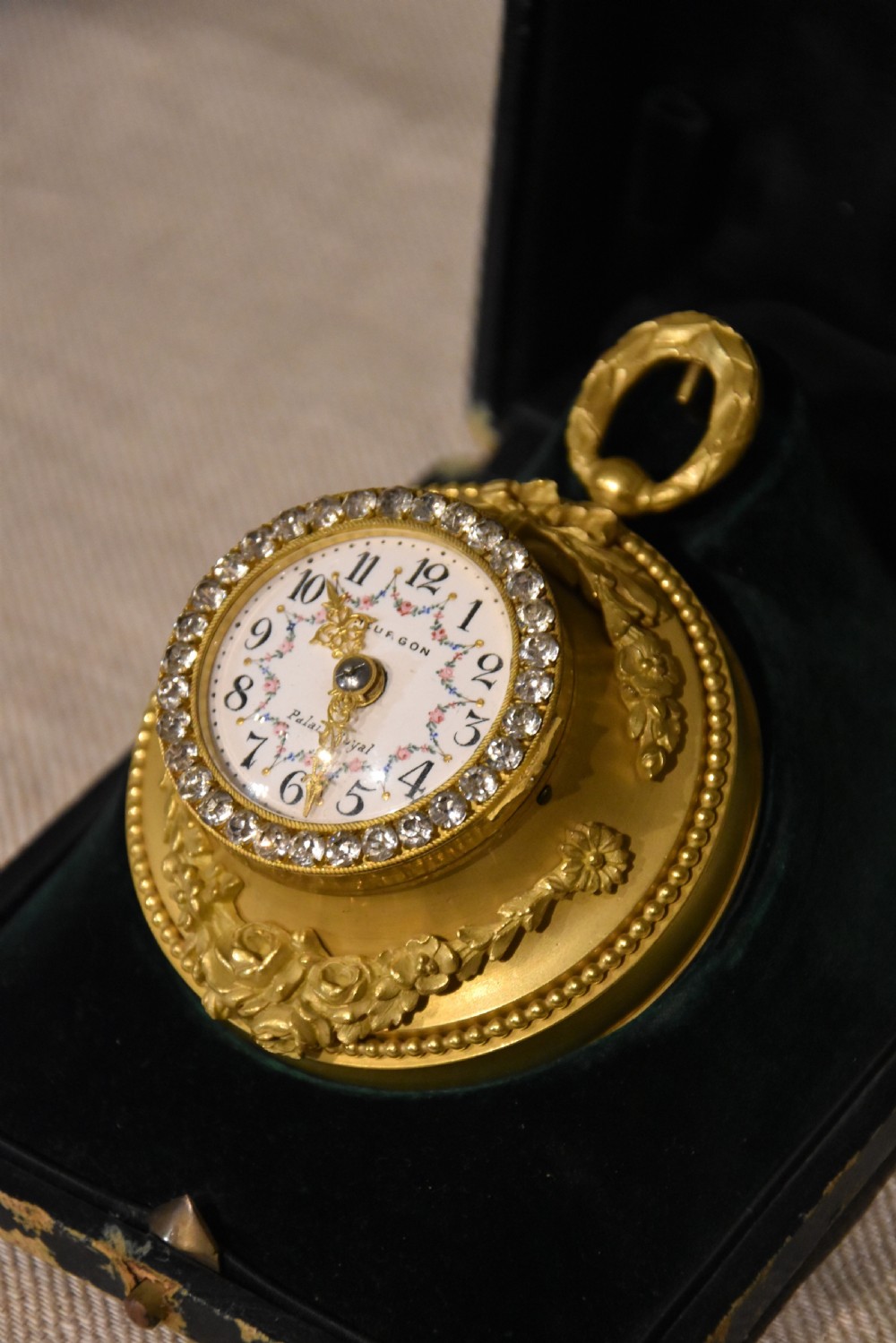 Gilt Brass Boudoir Timepiece View III