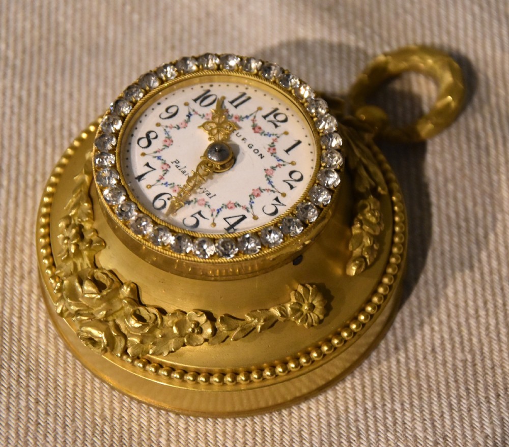 Gilt Brass Boudoir Timepiece View V