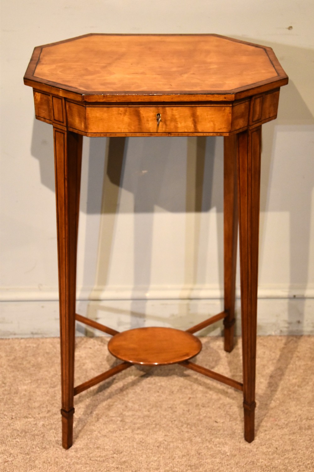  Late 18th Century Satinwood Side Table