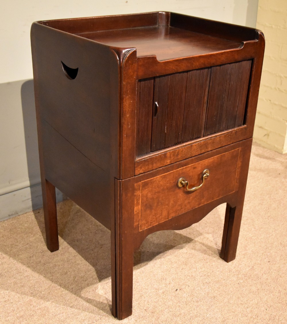 18th Century Mahogany Bedside Cupboard View VI