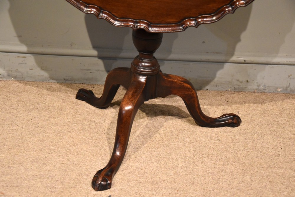 19th Century Pie Crust Tripod Table View III