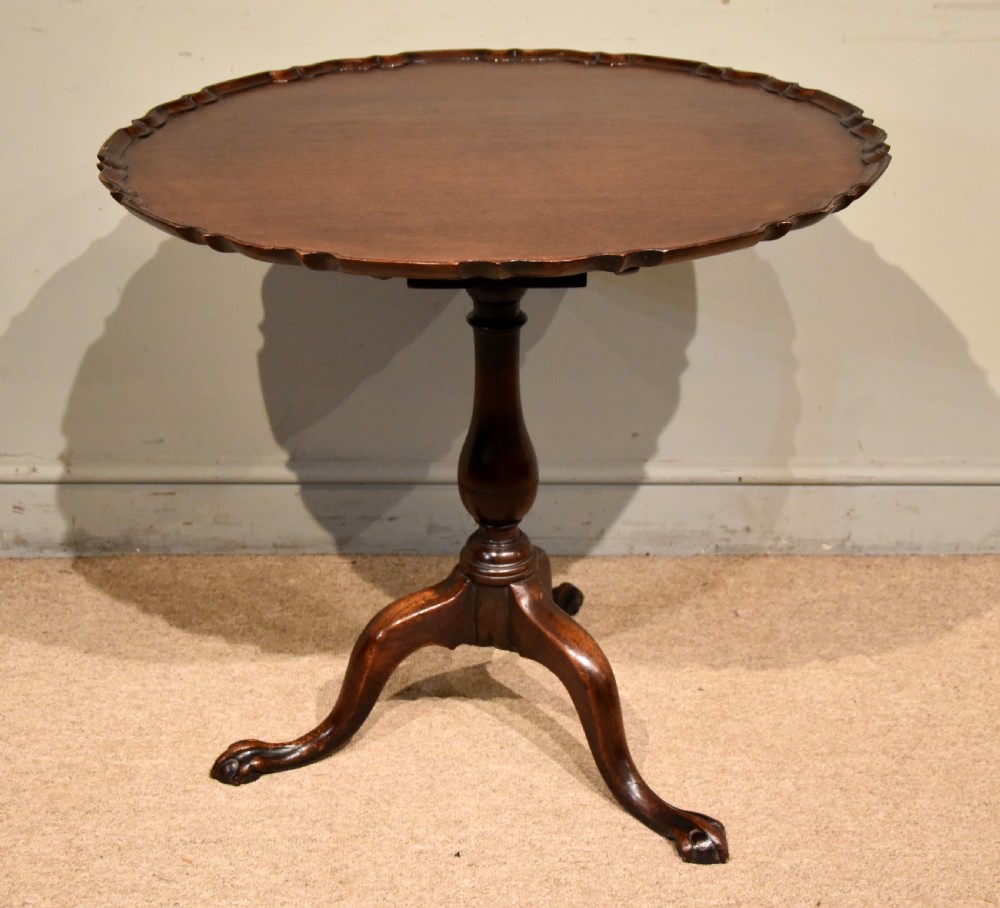 19th Century Pie Crust Tripod Table View VI