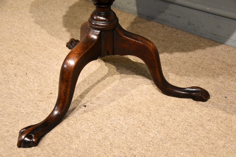 19th Century Pie Crust Tripod Table View VIII