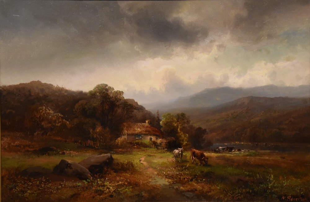 Oil Painting Pair by Max Sinclair 