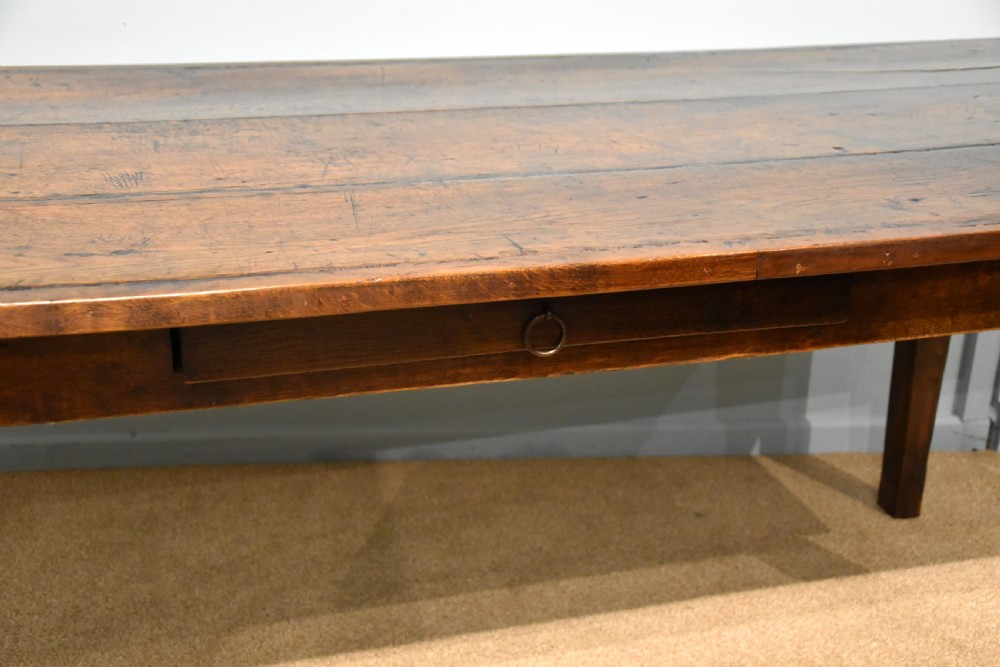 19th Century Oak French Farmhouse Table View V