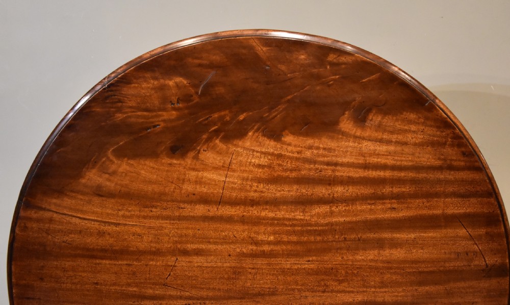 Large George III tilt-top mahogany centre table View III