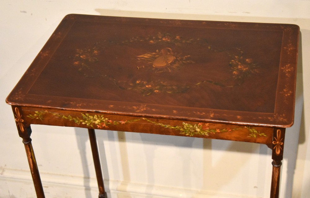 Regency mahogany painted side table View III