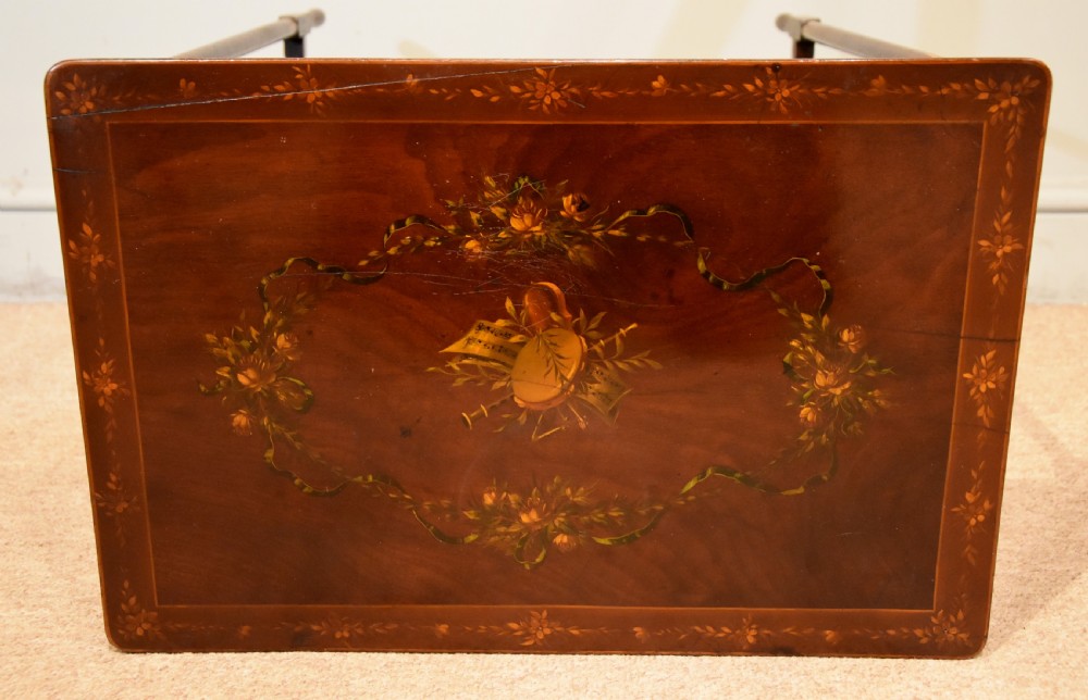 Regency mahogany painted side table View VI