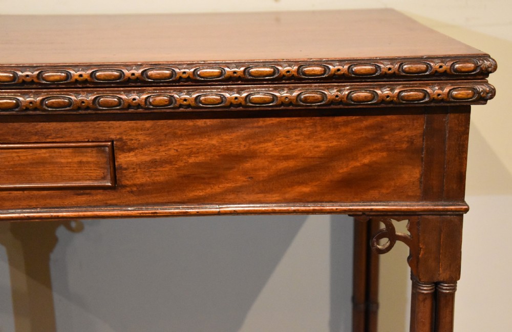 Chinese Chippendale 18th Century mahogany tea table View III