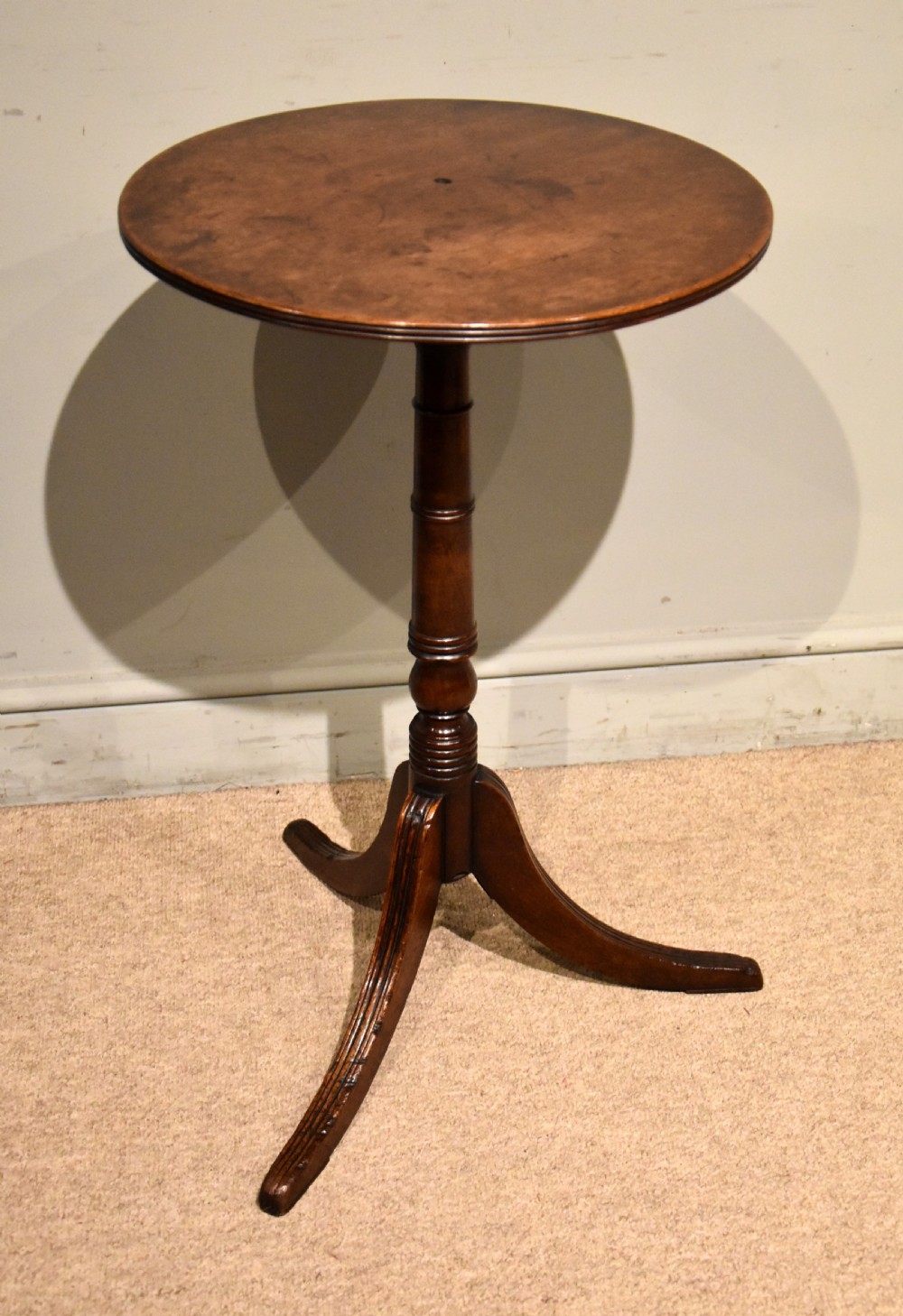 Regency period mahogany tilting lamp /wine table View II