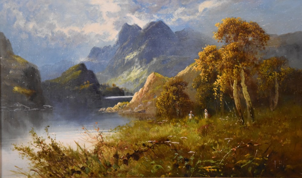 Oil Painting Pair by Frank Hider  View VI