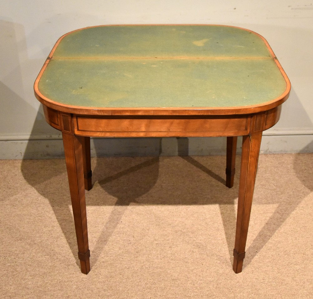 Pair of late 18th century satinwood tables View VII