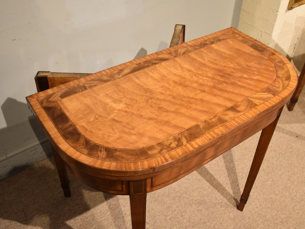 Pair of late 18th century satinwood tables View VIII