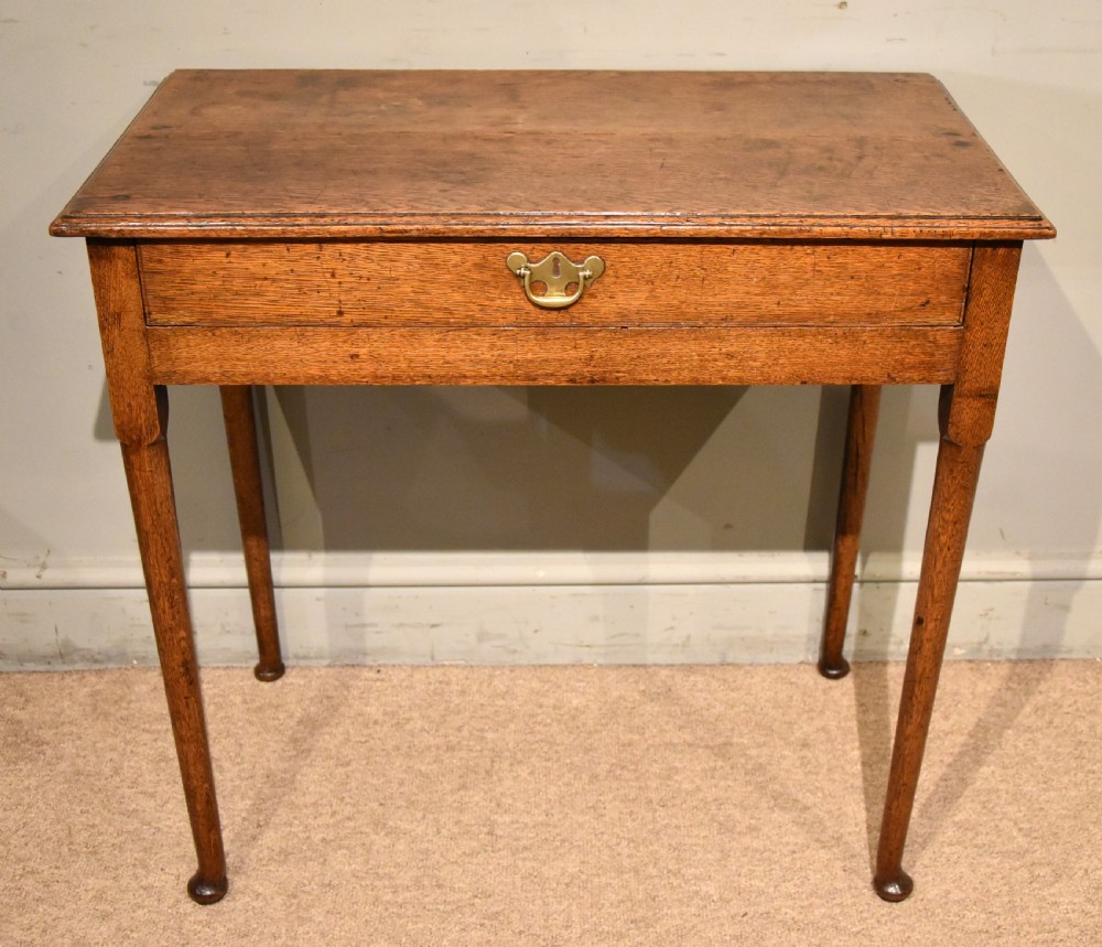 Mid 18th century oak lowboy