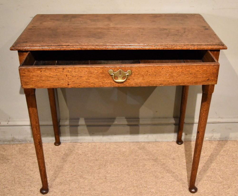 Mid 18th century oak lowboy View II