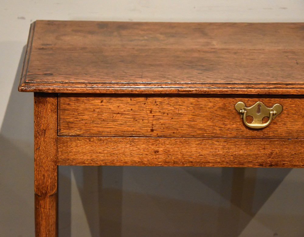 Mid 18th century oak lowboy View V